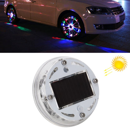 Solar Car LED Colorful Flash Wheel Waterproof lights - Decorative Lights by PMC Jewellery | Online Shopping South Africa | PMC Jewellery | Buy Now Pay Later Mobicred