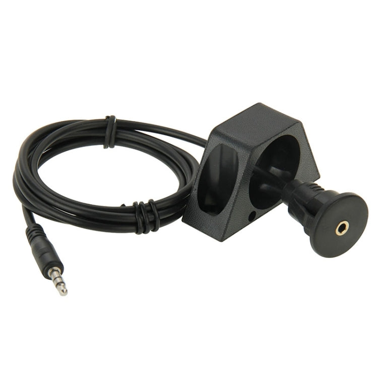 3.5mm Male to Female Extension Cable with Car Flush Mount, Length: 1m - DIY Cables by PMC TechLife | Online Shopping South Africa | PMC TechLife | Buy Now Pay Later Mobicred