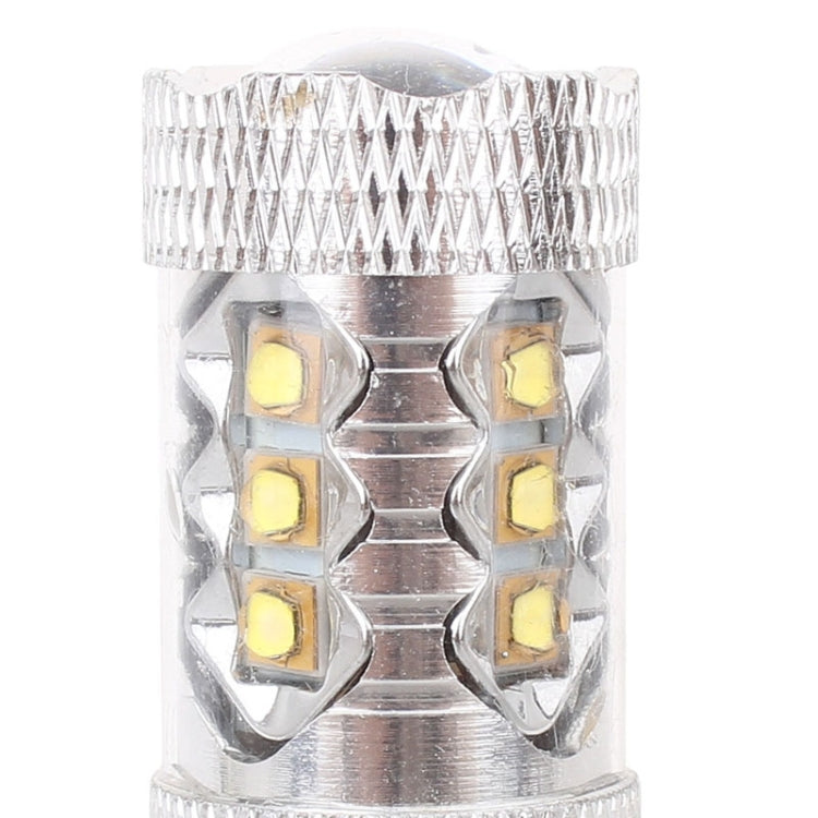 1156/BA15S 80W 800LM 6500K White Light 16-3535-LEDs Car Backup Light , Constant Current , DC12-24V - Brake Lights by PMC TechLife | Online Shopping South Africa | PMC TechLife | Buy Now Pay Later Mobicred