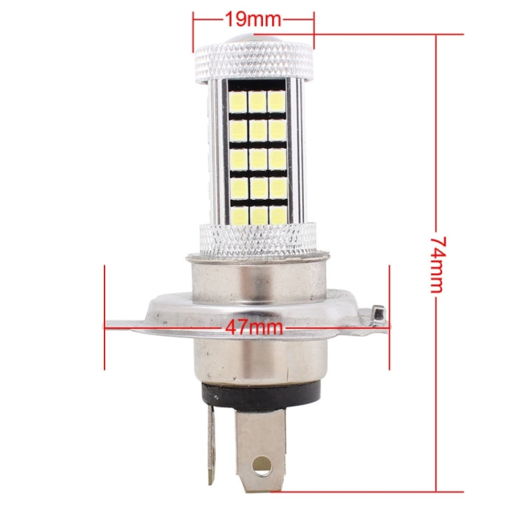 2 PCS H4 12.6W 630LM 6500K White Light 2835 SMD 66 LED Car Fog Light, DC12V - Fog / Driving Lights by PMC Jewellery | Online Shopping South Africa | PMC Jewellery | Buy Now Pay Later Mobicred