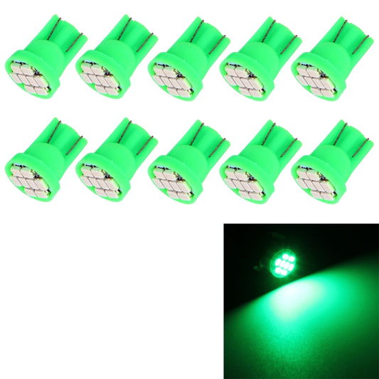 10 PCS T10 8 LED Car Signal Light Bulb(Green Light) - Clearance Lights by PMC Jewellery | Online Shopping South Africa | PMC Jewellery | Buy Now Pay Later Mobicred