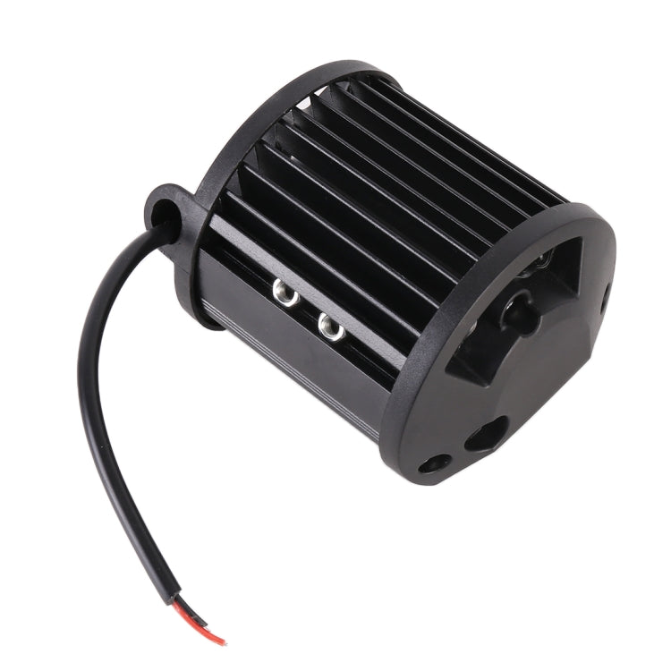 18W  6 LED White Light Floodlight Engineering Lamp / Waterproof IP67 SUVs Light, DC 10-30V(Black) - Work Lights by PMC TechLife | Online Shopping South Africa | PMC TechLife | Buy Now Pay Later Mobicred