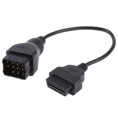12 Pin to 16 Pin OBDII / OBD Diagnostic Adapter Cable for Renault - Cables & Connectors by PMC TechLife | Online Shopping South Africa | PMC TechLife | Buy Now Pay Later Mobicred
