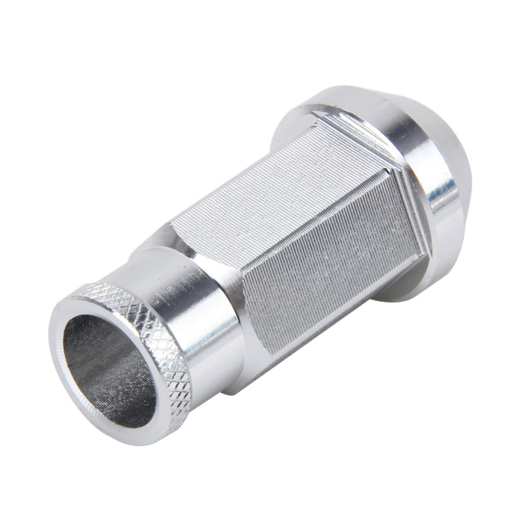 D1 Spec P1.5 M12x1.25 Racing Wheel Nut, Length: 50mm(Silver) - Nuts & Bolts by PMC TechLife | Online Shopping South Africa | PMC TechLife | Buy Now Pay Later Mobicred