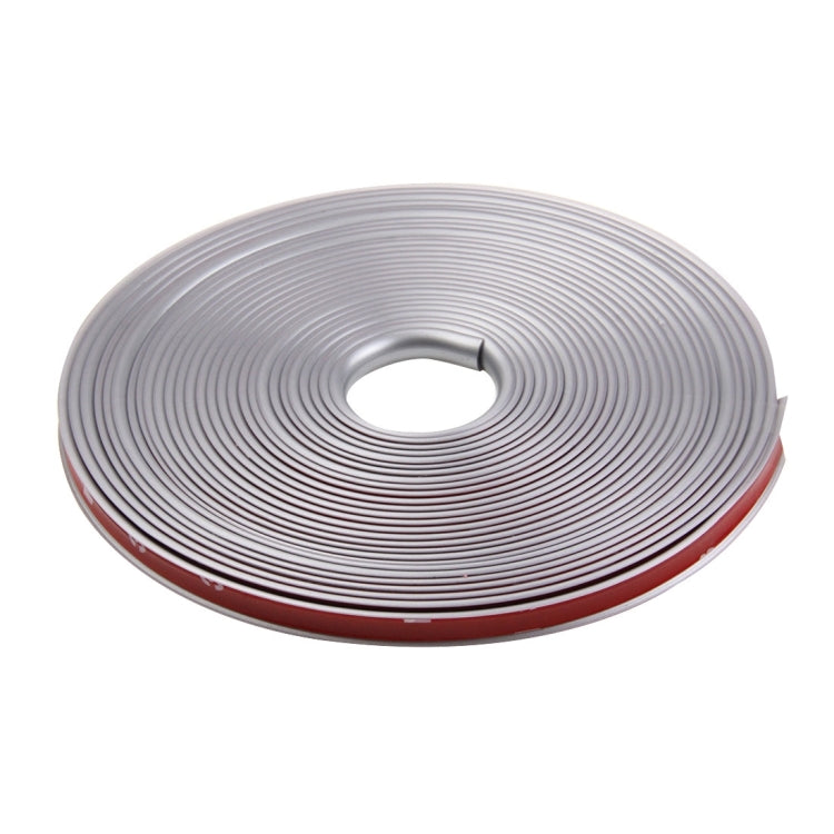 Universal Decorative Scratchproof Stickup 8M Flexible Car Wheel Hub TRIM Mouldings Decoration Strip(Grey) - free shipping - PMC TechLife - Order now!