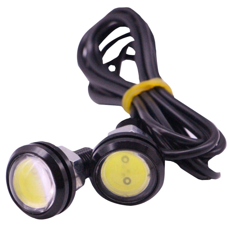 2 PCS 2x 3W 120LM Waterproof Eagle Eye light  White LED Light for Vehicles, Cable Length: 60cm(Black) - Eagle Eye Lamps by PMC TechLife | Online Shopping South Africa | PMC TechLife | Buy Now Pay Later Mobicred