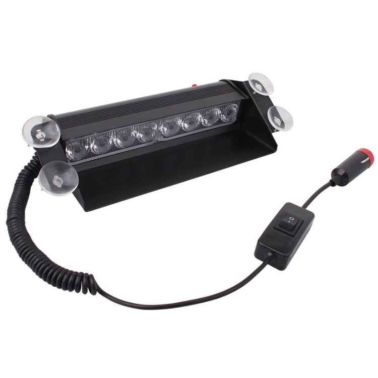 8W 800LM 8-LED White + Yellow Light 3-Modes Adjustable Angle Car Strobe Flash Dash Emergency Light Warning Lamp with Suckers, DC 12V - Warning Lights by PMC Jewellery | Online Shopping South Africa | PMC Jewellery | Buy Now Pay Later Mobicred