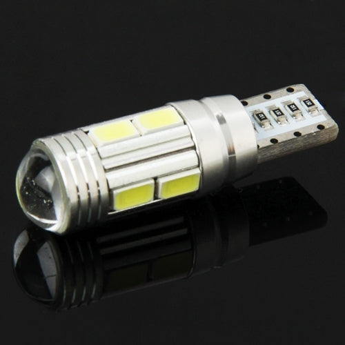 T10 4W White 200LM 10 LED SMD 5730 Backup Reverse Light Turn Signal Bulb for Vehicles, DC 12V - Brake Lights by PMC TechLife | Online Shopping South Africa | PMC TechLife | Buy Now Pay Later Mobicred