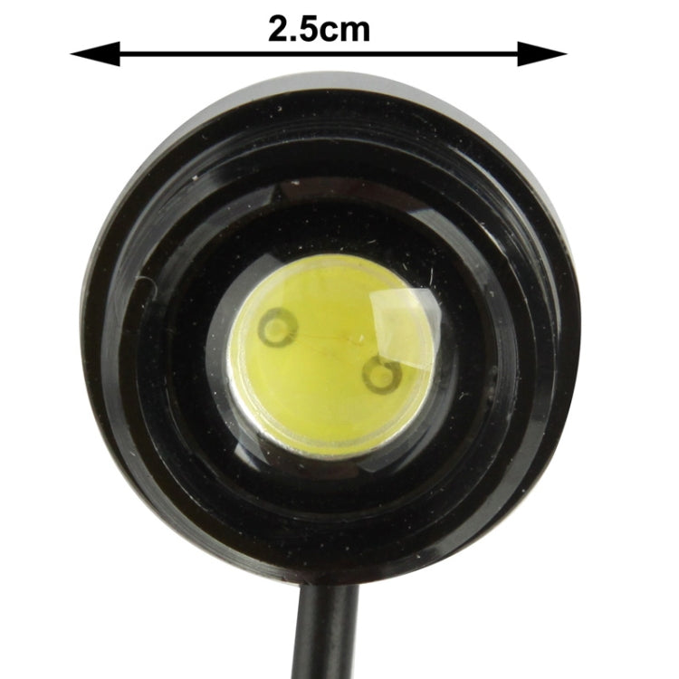2x 1.5W Waterproof Eagle Eye Light White LED Light for Vehicles, Cable Length: 65cm - Eagle Eye Lamps by PMC TechLife | Online Shopping South Africa | PMC TechLife | Buy Now Pay Later Mobicred