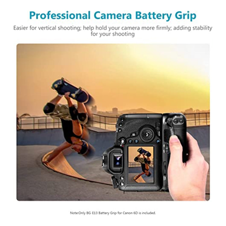 Battery Grip for Canon 6D - free shipping - PMC TechLife - Order now!