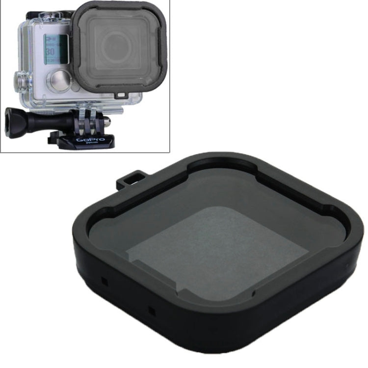 Polar Pro Aqua Cube Snap-on Dive Housing Filter for GoPro HERO4 /3+(Grey) - Lens Filter by PMC Jewellery | Online Shopping South Africa | PMC Jewellery | Buy Now Pay Later Mobicred