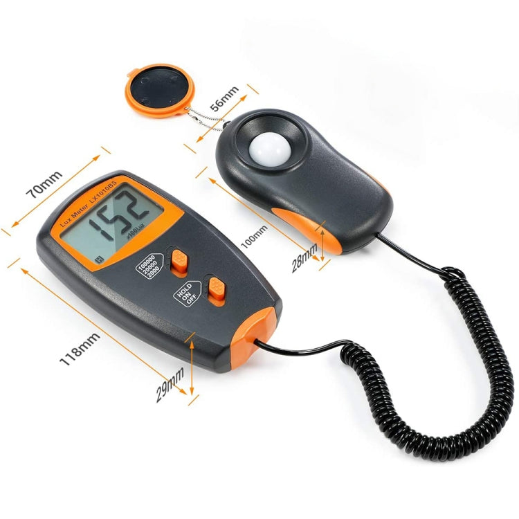 Digital Light Meter, Measuring Range: 1-100000 Lux - Light & Sound Meter by PMC TechLife | Online Shopping South Africa | PMC TechLife | Buy Now Pay Later Mobicred