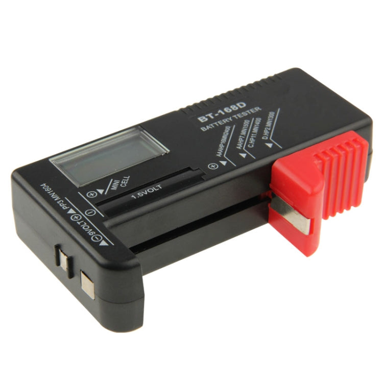 BT-168D Digital LCD Display Battery Universal Tester for 1.5V AAA, AA and 9V 6F22 Batteries - Battery & Resistance Tester by PMc TechLife | Online Shopping South Africa | PMc TechLife | Buy Now Pay Later Mobicred