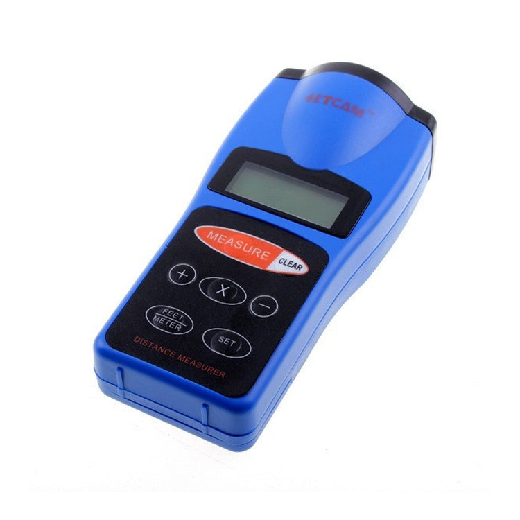 Ultrasonic Laser Point LED Distance Measure Meter Tool(Blue) - Laser Rangefinder by PMC TechLife | Online Shopping South Africa | PMC TechLife | Buy Now Pay Later Mobicred