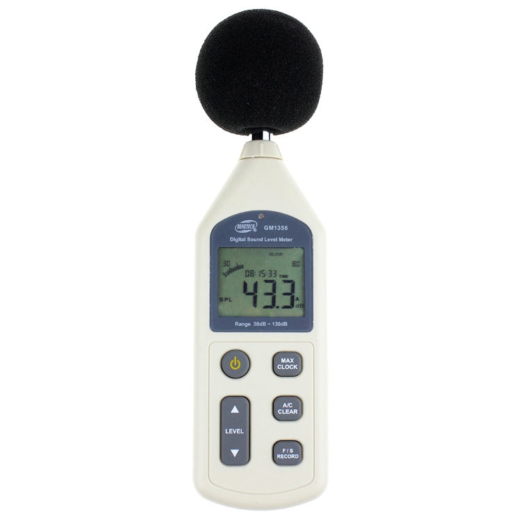 Digital Sound Level Meter with USB Port(Range: 30dB~130dB)(Beige) - Light & Sound Meter by PMC TechLife | Online Shopping South Africa | PMC TechLife | Buy Now Pay Later Mobicred