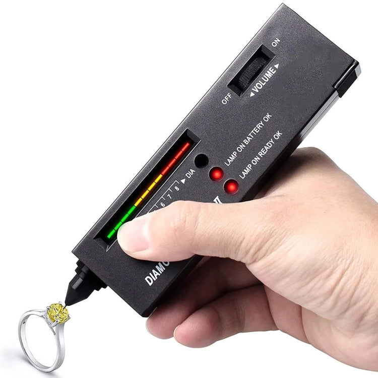 Diamond Selector ll with LED Indicator, DC 9V Battery(Black) - Metal Detector by PMC TechLife | Online Shopping South Africa | PMC TechLife | Buy Now Pay Later Mobicred