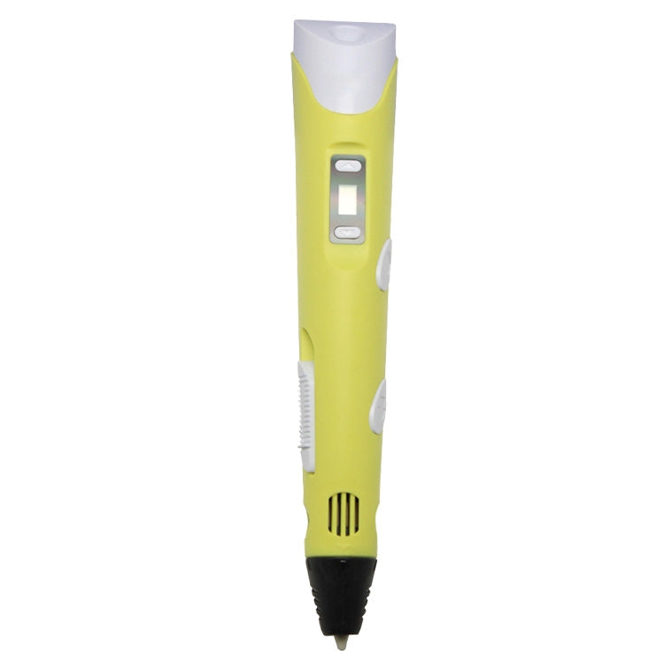 Hand-held 3D Printing Pen, EU Plug(Yellow) - 3D Printer by PMC Jewellery | Online Shopping South Africa | PMC Jewellery | Buy Now Pay Later Mobicred