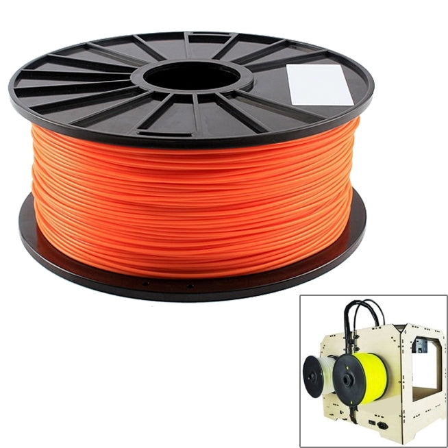 PLA 1.75 mm Fluorescent 3D Printer Filaments, about 345m(Orange) - Consumables by PMC TechLife | Online Shopping South Africa | PMC TechLife | Buy Now Pay Later Mobicred