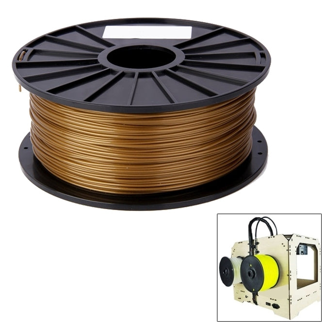 PLA 3.0 mm Color Series 3D Printer Filaments, about 115m(Gold) - Consumables by PMC TechLife | Online Shopping South Africa | PMC TechLife | Buy Now Pay Later Mobicred
