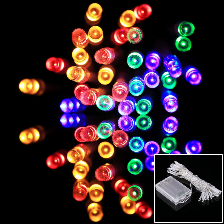 3m String Decoration Light, For Christmas Party, 30 LED, RGB Light, 2-Mode Flash, Battery Powered - Holiday Lights by PMC Jewellery | Online Shopping South Africa | PMC Jewellery | Buy Now Pay Later Mobicred