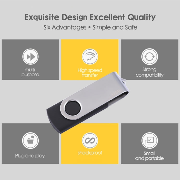 32GB Twister USB 2.0 Flash Disk(Black) - free shipping - PMc TechLife - Order now!