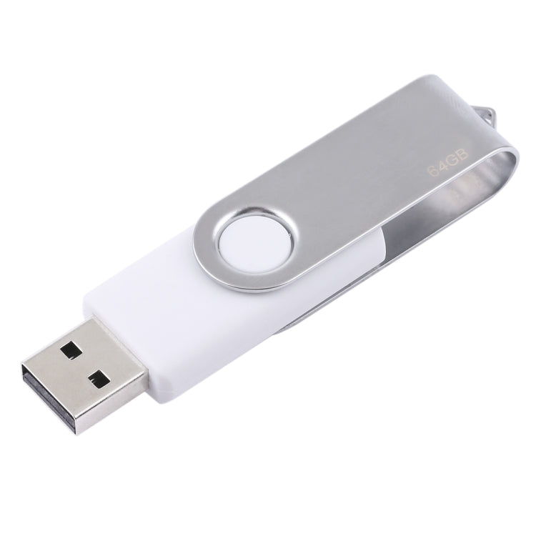 64GB Twister USB 2.0 Flash Disk(White) - USB Flash Drives by PMc TechLife | Online Shopping South Africa | PMc TechLife | Buy Now Pay Later Mobicred