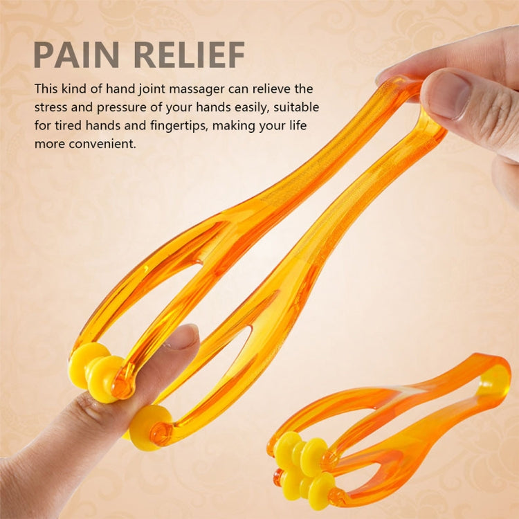 Y Type Convenient Finger Palm Massor Tool(Orange) - Massage & Relaxation by PMC Jewellery | Online Shopping South Africa | PMC Jewellery