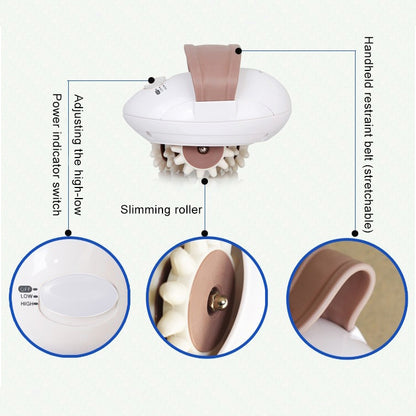 3D Mini Full Body Slimming Massager Roller Electric Slimmer Loss Weight Device, EU Plug - Massage & Relaxation by PMC Jewellery | Online Shopping South Africa | PMC Jewellery