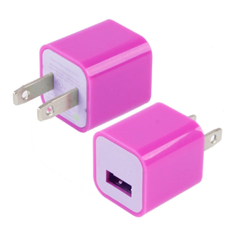 US Plug USB Charger(Magenta) - free shipping - PMC Jewellery - Order now!