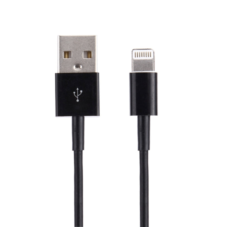 8 Pin to USB Sync Data / Charging Cable, Cable Length: 13cm(Black) - Normal Style Cable by PMC Jewellery | Online Shopping South Africa | PMC Jewellery | Buy Now Pay Later Mobicred