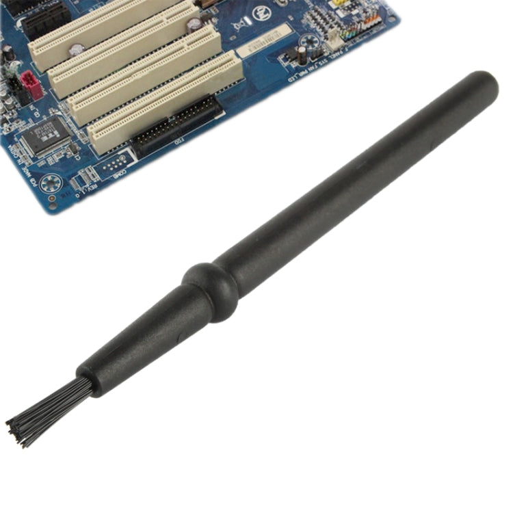 Electronic Component Round Handle Antistatic Cleaning Brush, Length: 14cm(Black) - free shipping - PMC TechLife - Order now!