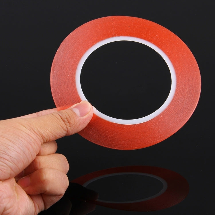 1mm Width Double Sided Adhesive Sticker Tape for iPhone / Samsung / HTC Mobile Phone Touch Panel Repair, Length: 25m(Red) - free shipping - PMC TechLife - Order now!