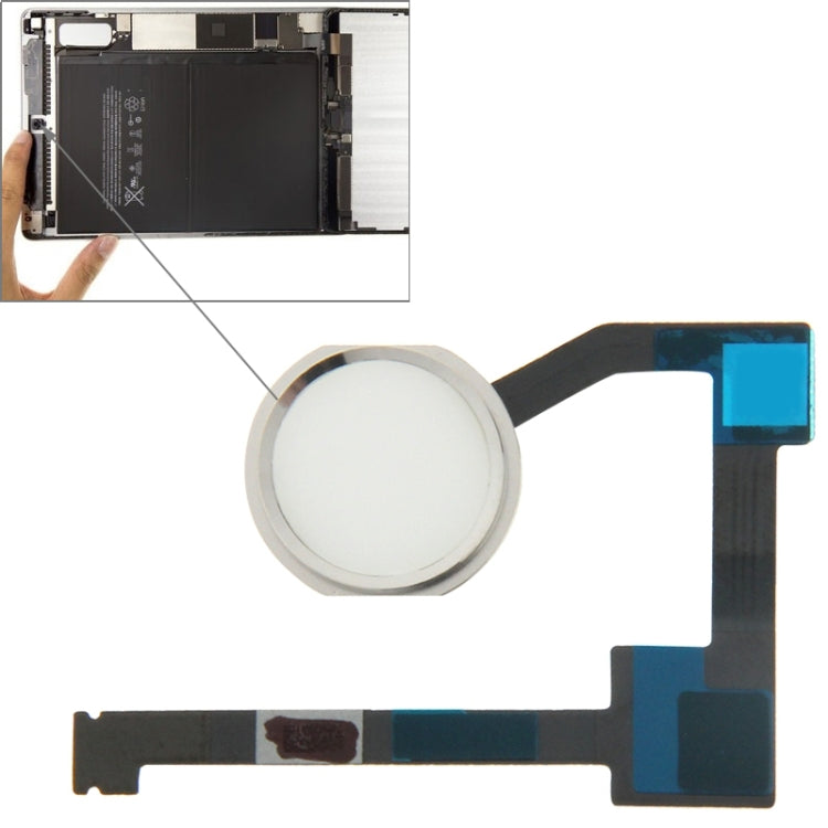 Original Home Button Flex Cable for iPad Air 2 / 6(Silver) - iPad Air 2 (2014) by PMC TechLife | Online Shopping South Africa | PMC TechLife | Buy Now Pay Later Mobicred