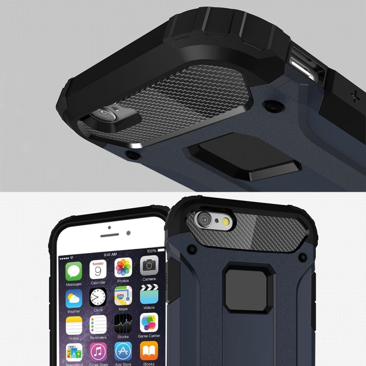 For iPhone 6 & 6s Tough Armor TPU + PC Combination Case(Navy Blue) - More iPhone Cases by PMC TechLife | Online Shopping South Africa | PMC TechLife | Buy Now Pay Later Mobicred
