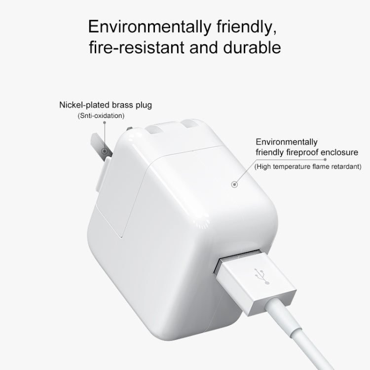 2.1A USB Power Adapter Travel Charger, UK Plug(White) - free shipping - PMC Jewellery - Order now!