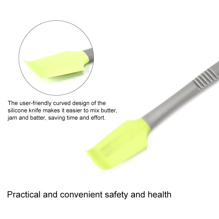 4 PCS Silicone Scraper Butter Spreader Knife Cake Smoother Cake Baking Tool(Green) - Gadgets by PMC TechLife | Online Shopping South Africa | PMC TechLife | Buy Now Pay Later Mobicred