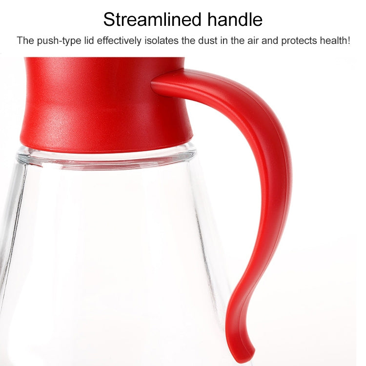 Automatic Lid Open Glass Oil Bottle(Green) - Condiment Bottles & Hip Flasks by PMC TechLife | Online Shopping South Africa | PMC TechLife | Buy Now Pay Later Mobicred