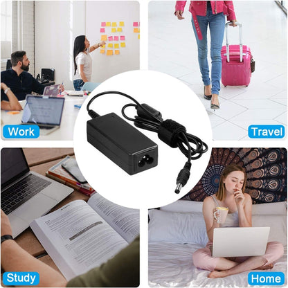 EU Plug AC Adapter 20V 2A 40W for LG Laptop, Output Tips: 5.5x2.5mm(Black) - Universal Power Adapter by PMC Jewellery | Online Shopping South Africa | PMC Jewellery | Buy Now Pay Later Mobicred
