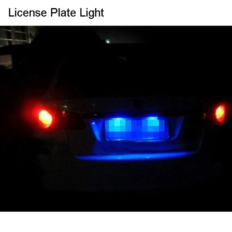 2 PCS T10 1.5W 60LM 1 LED Dark Blue COB LED Brake Light for Vehicles, DC12V(Dark Blue) - Instrument Lights by PMC Jewellery | Online Shopping South Africa | PMC Jewellery | Buy Now Pay Later Mobicred