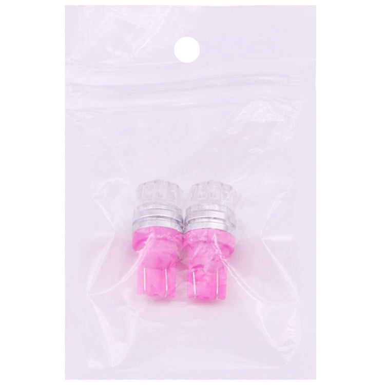 2 PCS T10 1.5W 60LM 1 LED Magenta COB LED Brake Light for Vehicles, DC12V(Magenta) - Instrument Lights by PMC TechLife | Online Shopping South Africa | PMC TechLife | Buy Now Pay Later Mobicred