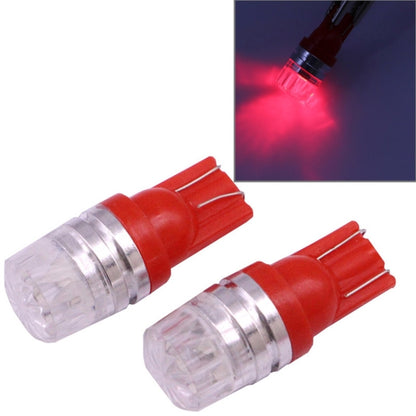 2 PCS T10 1.5W 60LM 1 LED Red COB LED Brake Light for Vehicles, DC12V(Red) - Instrument Lights by PMC Jewellery | Online Shopping South Africa | PMC Jewellery | Buy Now Pay Later Mobicred