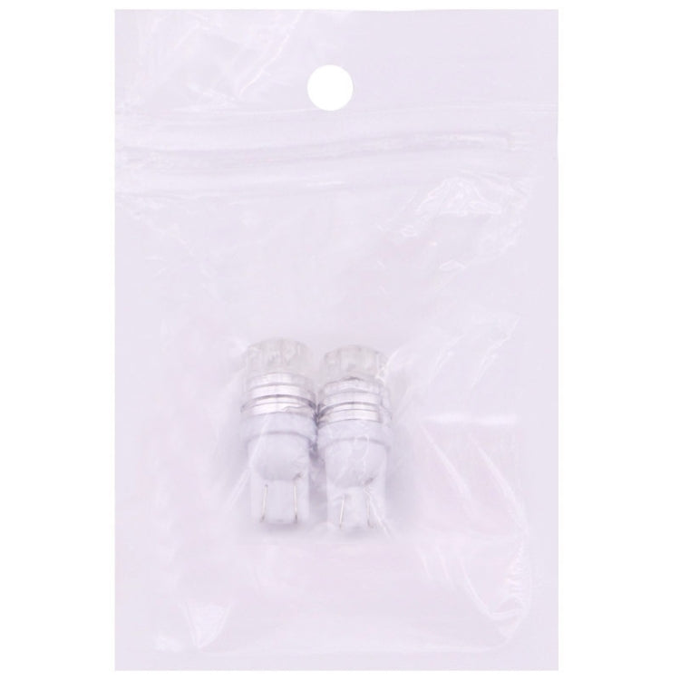 2 PCS T10 1.5W 60LM 1 LED White COB LED Brake Light for Vehicles, DC12V(White) - Instrument Lights by PMC TechLife | Online Shopping South Africa | PMC TechLife | Buy Now Pay Later Mobicred