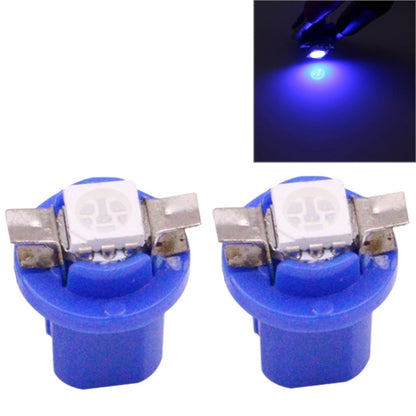 2 PCS B8.5 Blue Light 0.2W 12LM 1 LED SMD 5050 LED Instrument Light Bulb Dashboard Light for Vehicles, DC 12V(Blue) - Instrument Lights by PMC Jewellery | Online Shopping South Africa | PMC Jewellery