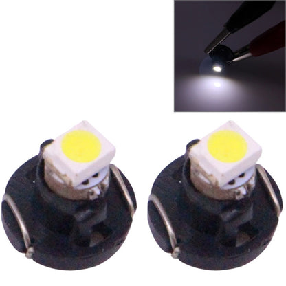 2 PCS T3 White Light 0.1W 5LM 1 LED SMD 3528 LED Instrument Light Bulb Dashboard Light for Vehicles, DC 12V(Black) - Instrument Lights by PMC Jewellery | Online Shopping South Africa | PMC Jewellery