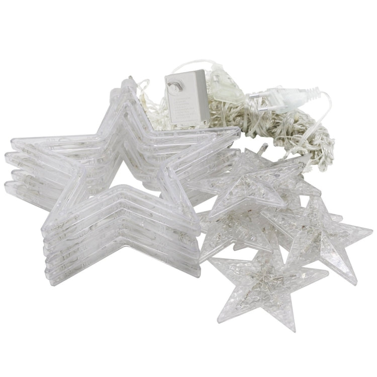 8-Mode Colorful 10 Stars Style Light Christmas Decorative Icicles Strip Light, EU Plug - Christmas Decoration Lamps by PMc TechLife | Online Shopping South Africa | PMc TechLife | Buy Now Pay Later Mobicred