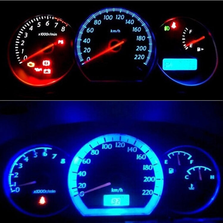 5 PCS T5 0.5W 20LM Blue Light 1 LED COB LED Instrument Light Bulb Dashboard Light for Vehicles, DC 12V(Blue) - Instrument Lights by PMC Jewellery | Online Shopping South Africa | PMC Jewellery | Buy Now Pay Later Mobicred