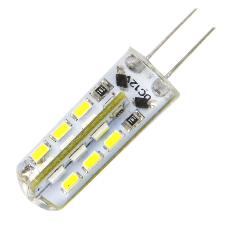 G4 2W 120LM Silicone Corn Light Bulb, 24 LED SMD 3014, White Light, DC 12V - LED Blubs & Tubes by PMc TechLife | Online Shopping South Africa | PMc TechLife | Buy Now Pay Later Mobicred