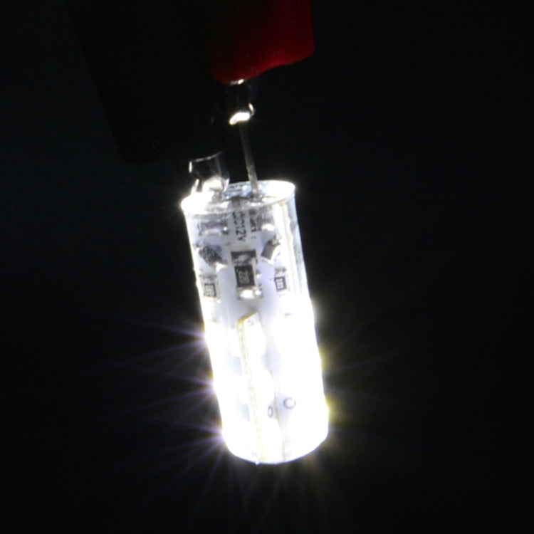 G4 2W 120LM Silicone Corn Light Bulb, 24 LED SMD 3014, White Light, DC 12V - LED Blubs & Tubes by PMc TechLife | Online Shopping South Africa | PMc TechLife | Buy Now Pay Later Mobicred