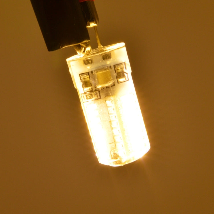 G4 4W 200LM  Silicone Corn Light Bulb, 64 LED SMD 3014, Warm White Light, AC 220V - LED Blubs & Tubes by PMc TechLife | Online Shopping South Africa | PMc TechLife | Buy Now Pay Later Mobicred