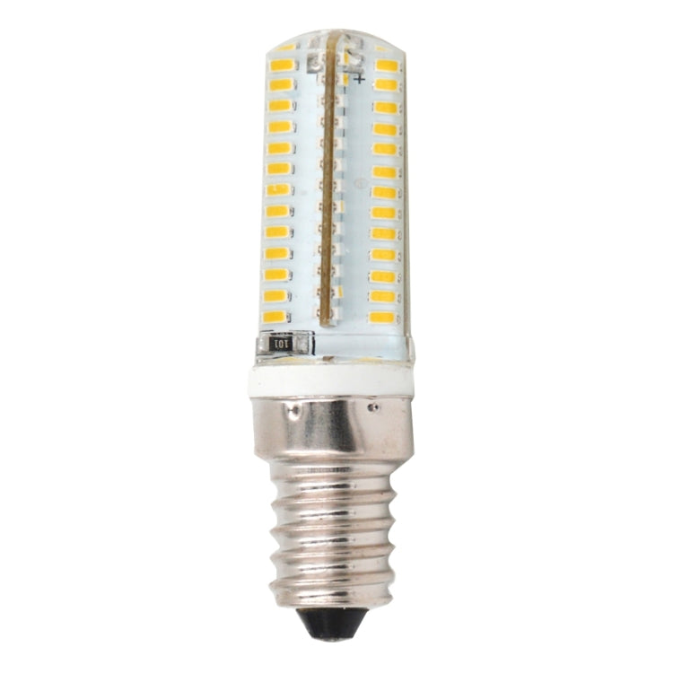 E14 5W 400LM 104 LED SMD 3014 Silicone Corn Light Bulb, AC 220V (Warm White Light) - LED Blubs & Tubes by PMc TechLife | Online Shopping South Africa | PMc TechLife | Buy Now Pay Later Mobicred